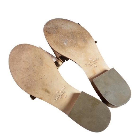 Rose Gold Kate Spade ♠️ Slides - Picture 4 of 5